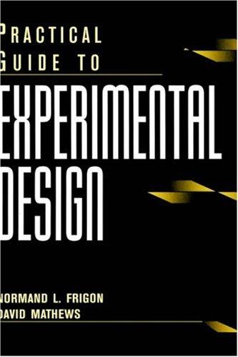 Cover for Practical guide to experimental design