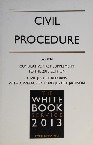 Cover for Civil procedure