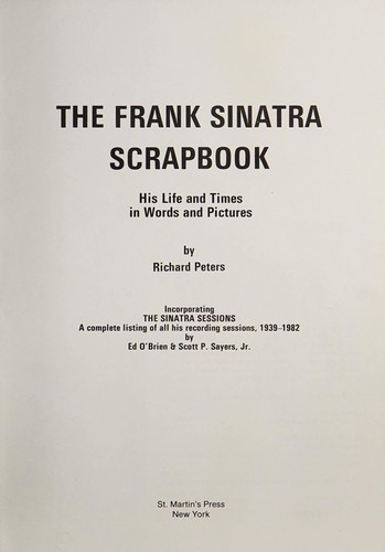 Cover for The Frank Sinatra Scrapbook