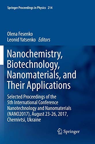 Cover for Nanochemistry, Biotechnology, Nanomaterials, and Their Applications