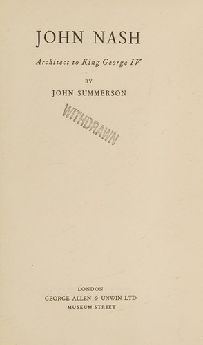 Cover for John Nash