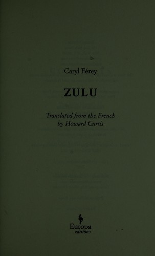Cover for Zulu