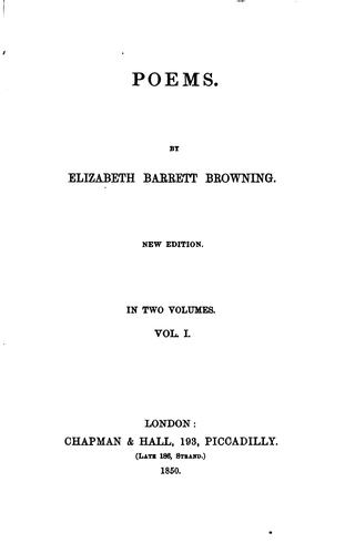 Cover for Poems, by E.B. Barrett