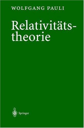 Cover for Relativitätstheorie