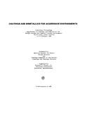 Cover for Coatings and bimetallics for aggressive environments