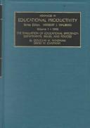 Cover for Evaluation of educational efficiency