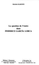 Cover for La Question de l'autre dans Federico García Lorca