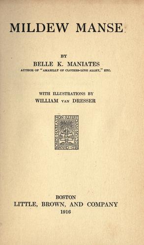 Cover for Mildew manse