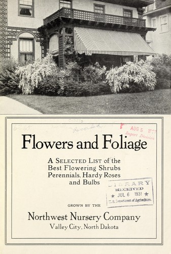 Cover for Flowers and foliage