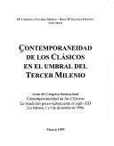 Cover for Contemporaneidad de los clásicos en el umbral del tercer milenio