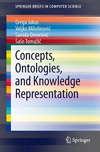Cover for Concepts, Ontologies, and Knowledge Representation