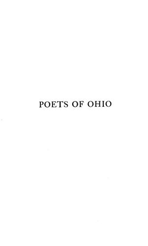 Cover for Poets of Ohio