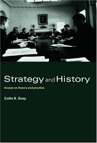 Cover for Strategy and History