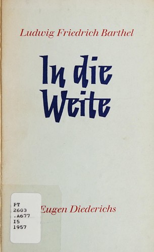 Cover for In die Weite.
