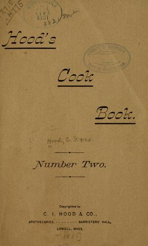 Cover for Hood's cook book number two.