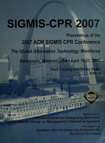 Cover for SIGMIS-CPR 2007