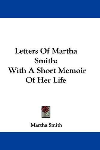 Cover for Letters Of Martha Smith