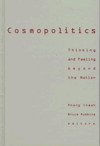 Cover for Cosmopolitics