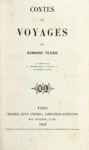 Cover for Contes et voyages