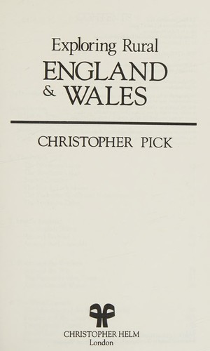 Cover for Exploring rural England & Wales