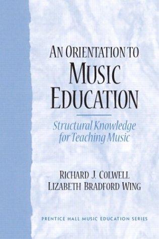 Cover for An Orientation to Music Education