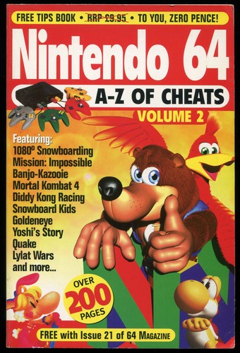 Cover for Nintendo 64: A-Z of Cheats Volume 2