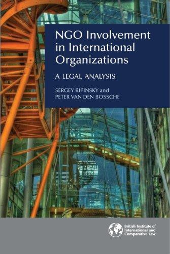 Cover for Ngo Involvement in International Organizations