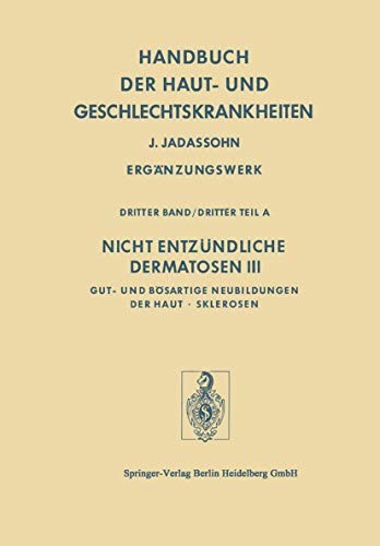 Cover for Nicht Entzündliche Dermatosen III/A