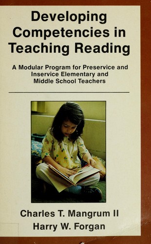 Cover for Developing competencies in teaching reading
