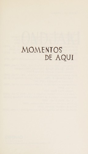 Cover for Momentos de aqui