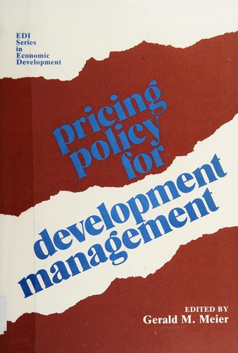 Cover for Pricing policy for development management