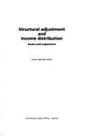 Cover for Structural adjustment and income distribution