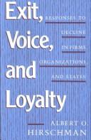 Cover for Exit, voice, and loyalty