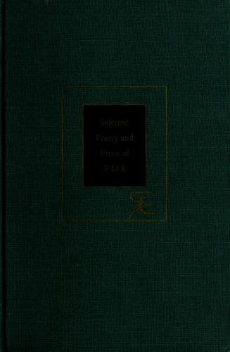 Cover for The Selected Poetry and Prose of Edgar Allan Poe