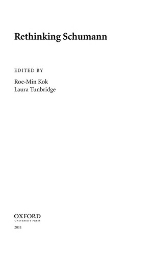 Cover for Rethinking Schumann