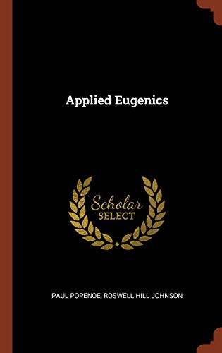 Cover for Applied Eugenics