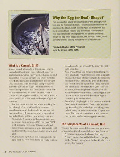 Cover for The kamado grill cookbook