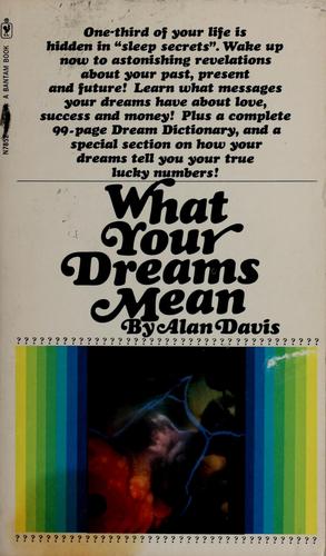 Cover for What your dreams mean
