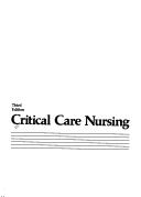 Cover for Critical care nursing