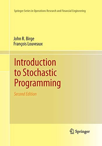 Cover for Introduction to Stochastic Programming