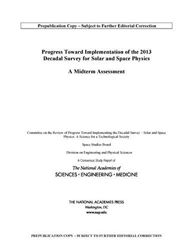 Cover for Progress Toward Implementation of the 2013 Decadal Survey for Solar and Space Physics