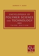 Cover for Encyclopedia of Polymer Science and Technology, Part 3 (Encyclopedia of Polymer Science and Engineering 3rd Edition)