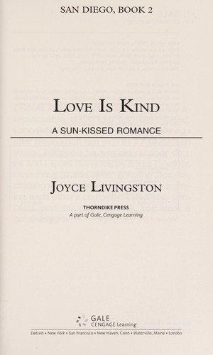Cover for Love is kind