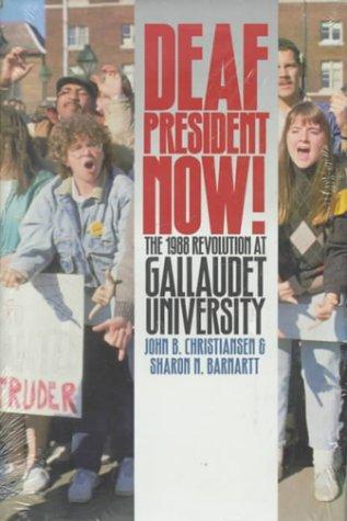 Cover for Deaf president now!