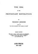 Cover for The era of the Protestant revolution.