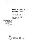 Cover for Residual gases in electron tubes