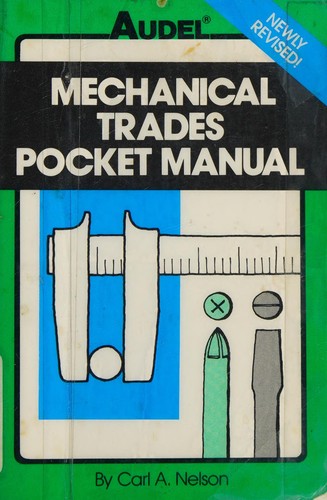 Cover for Mechanical trades pocket manual