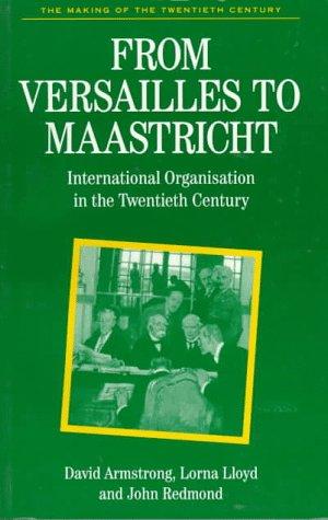 Cover for From Versailles To Maastricht