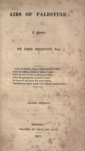 Cover for Airs of Palestine