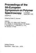 Cover for Proceedings of the 5th European Symposium on Polymer Spectroscopy in Cologne, September 1978